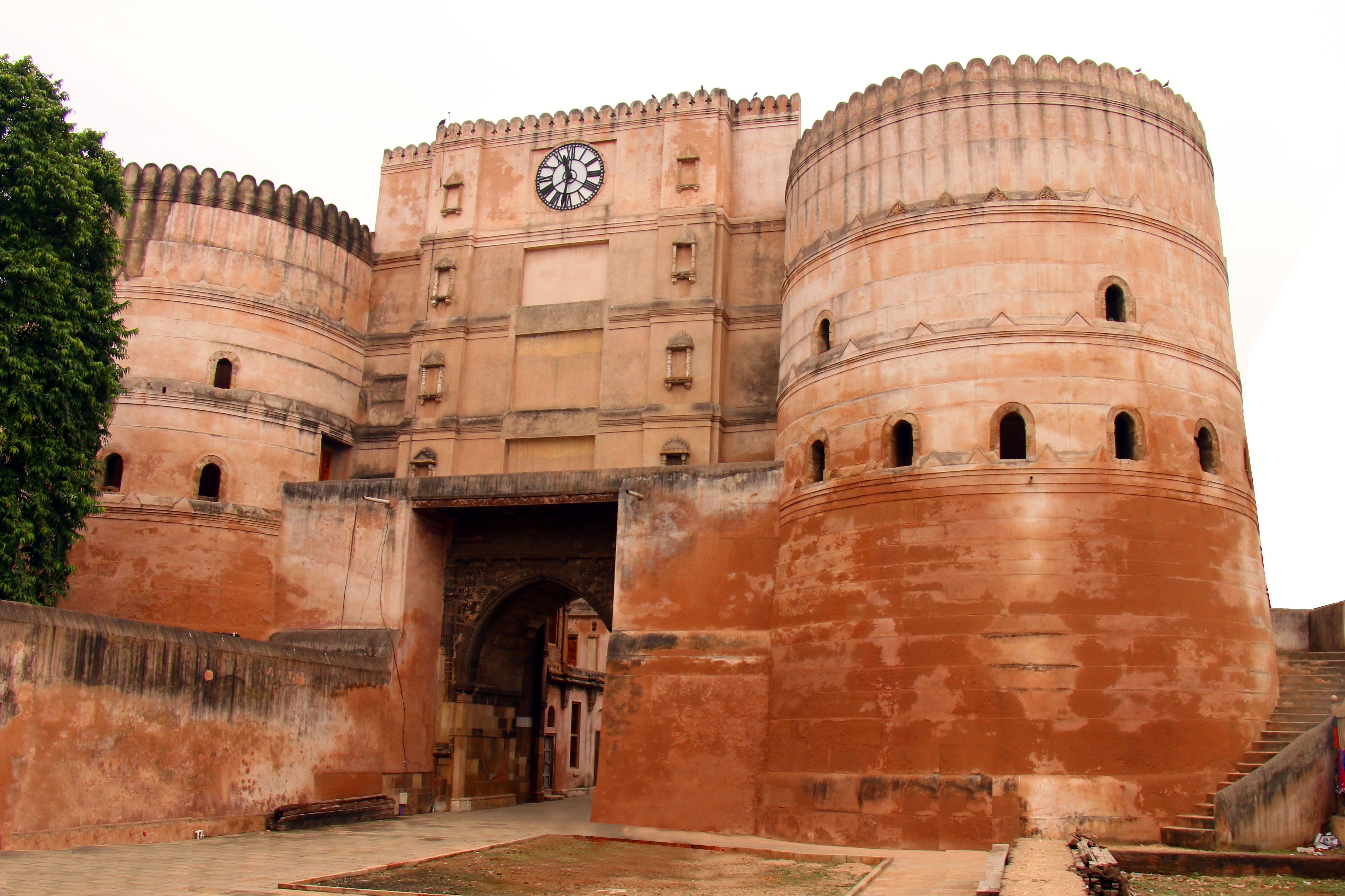 Bhadra Fort gate and bastions